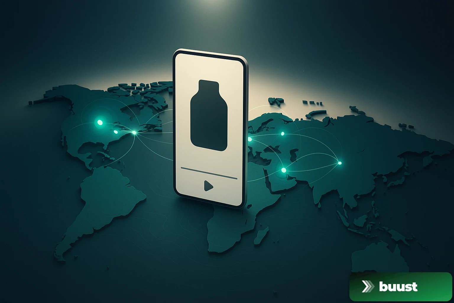 Illustration de la portée mondiale sur marketplaces et canaux sociaux