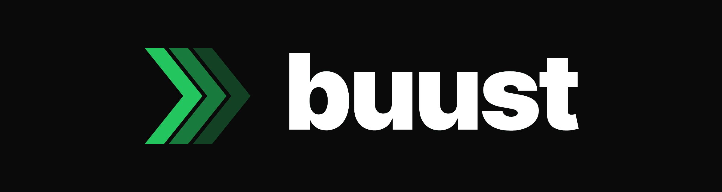 Logotype sur noir