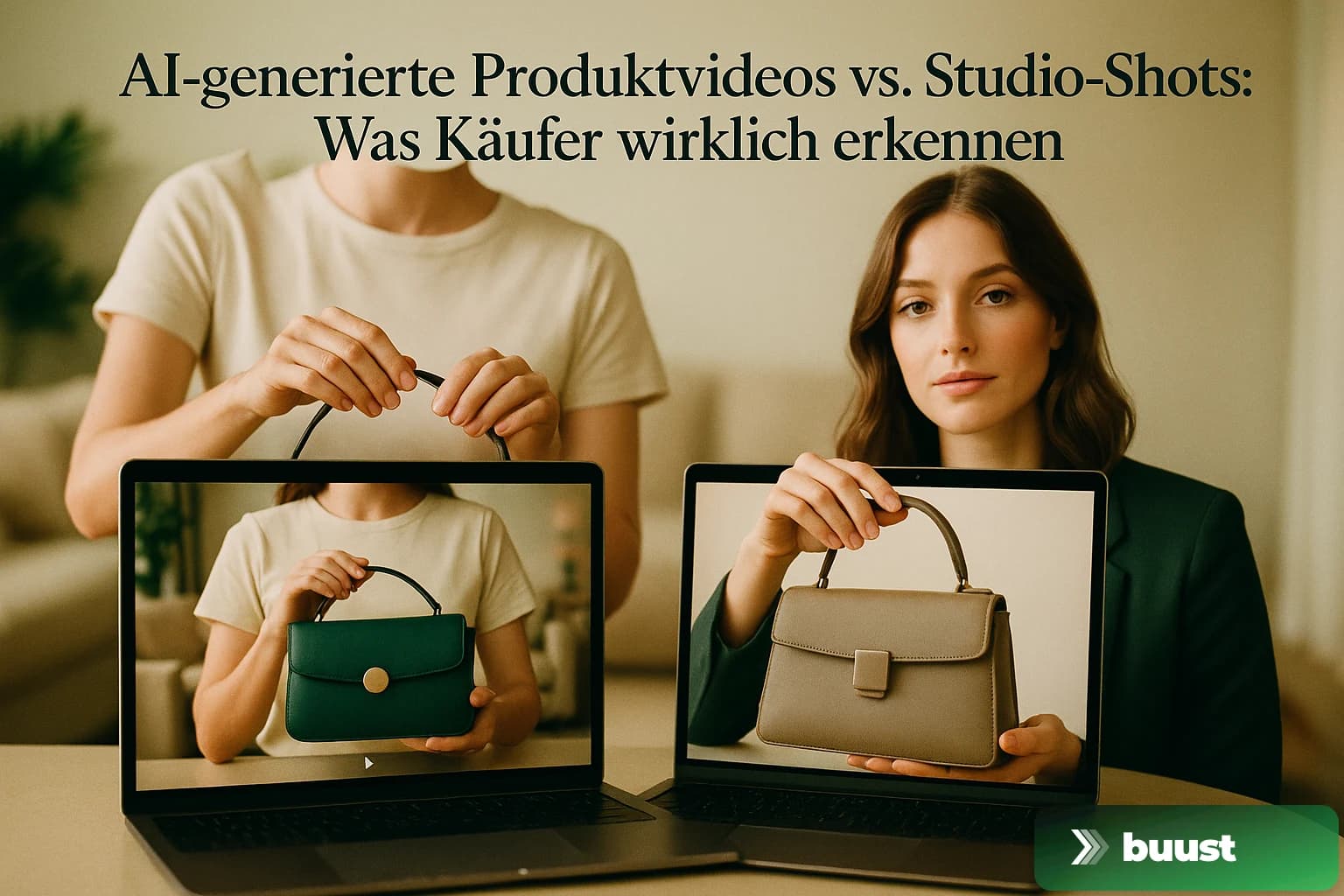 AI-generierte Produktvideos vs. Studio-Shots: Was Käufer wirklich erkennen