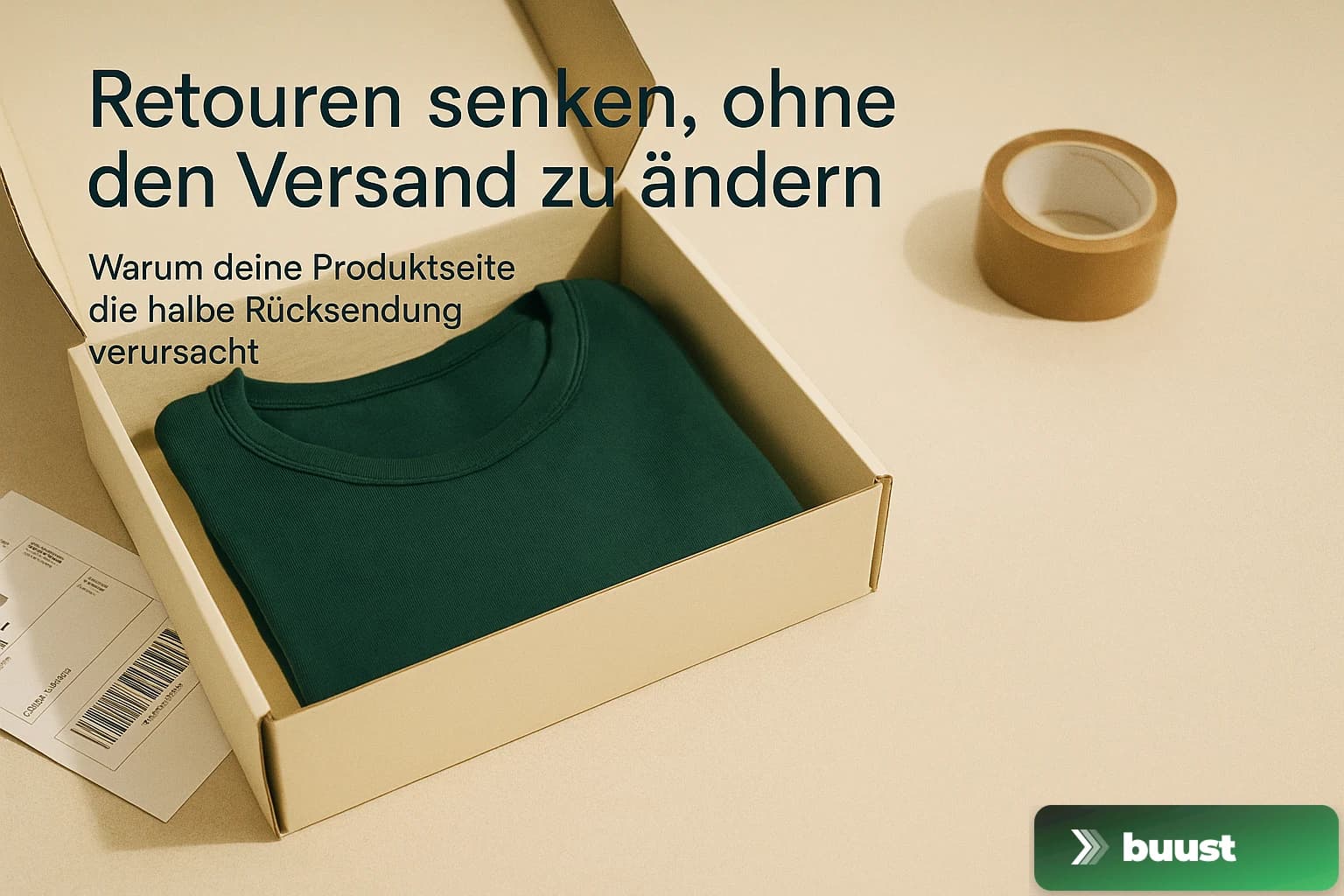 Retouren senken, ohne den Versand zu ändern — warum deine Produktseite die halbe Rücksendung verursacht