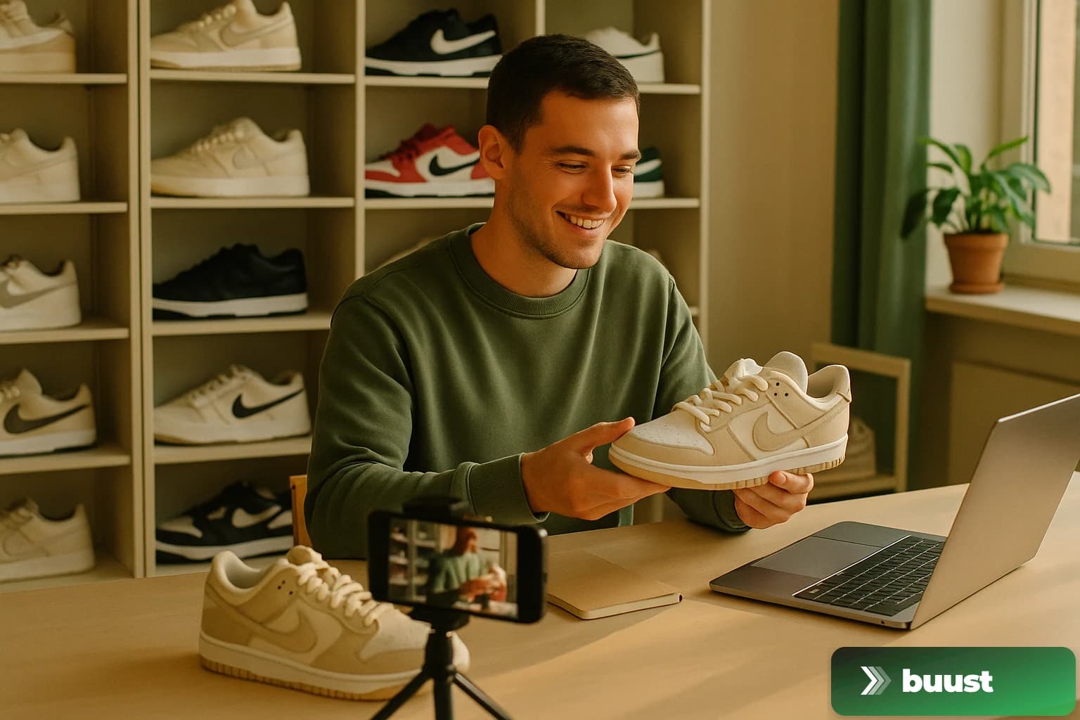 Vom 8-Stunden-Foto-Shoot zu 100 Videos pro Tag: Wie ein typischer Sneaker-Händler seine Content-Maschine umstellt