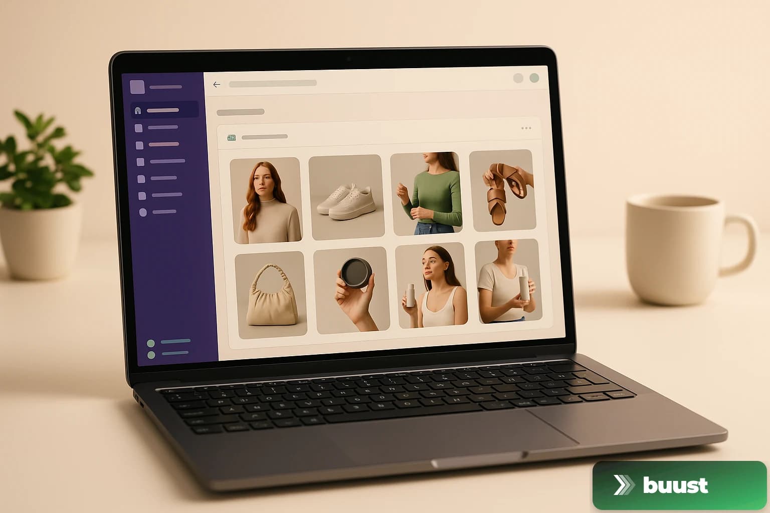 Shopify-Produktseite mit automatisch erstelltem Produktvideo und 3D-Modell-Vorschau