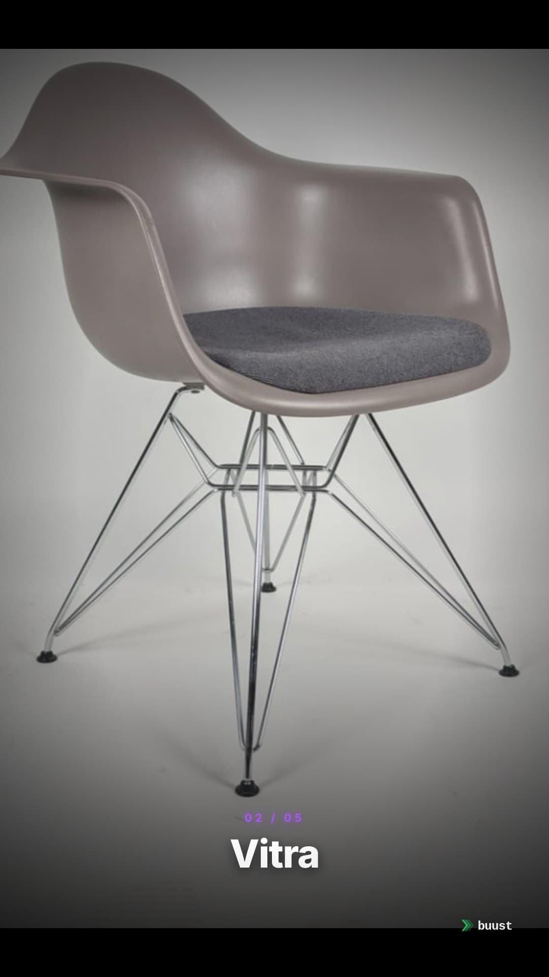 Sales video example for Designer-Stühle