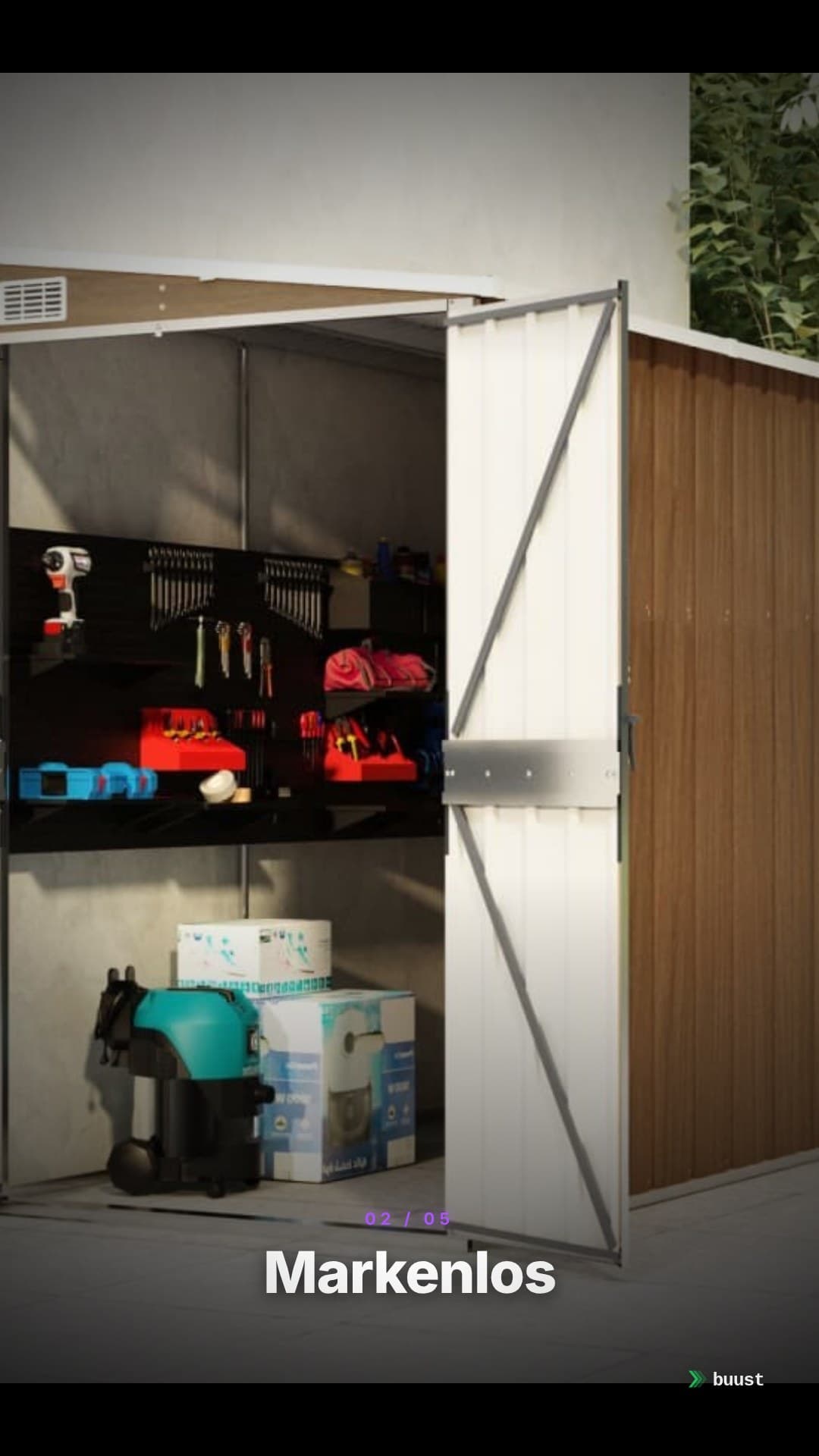 Sales video example for Gartenhäuser