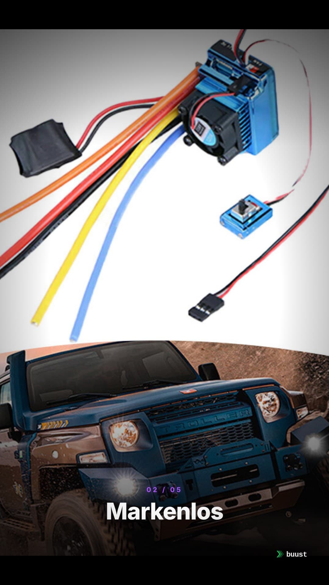Sales video example for RC-Autos