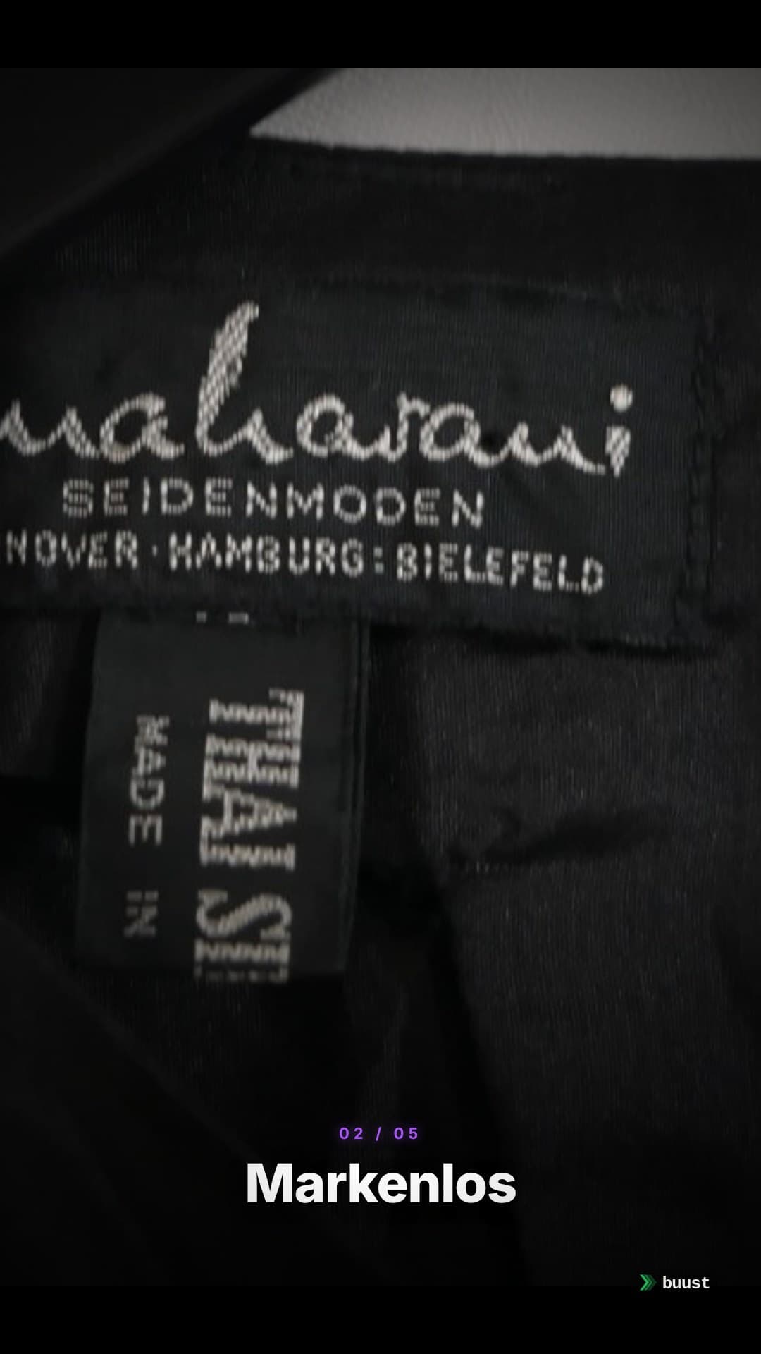 Sales video example for Seidenblusen