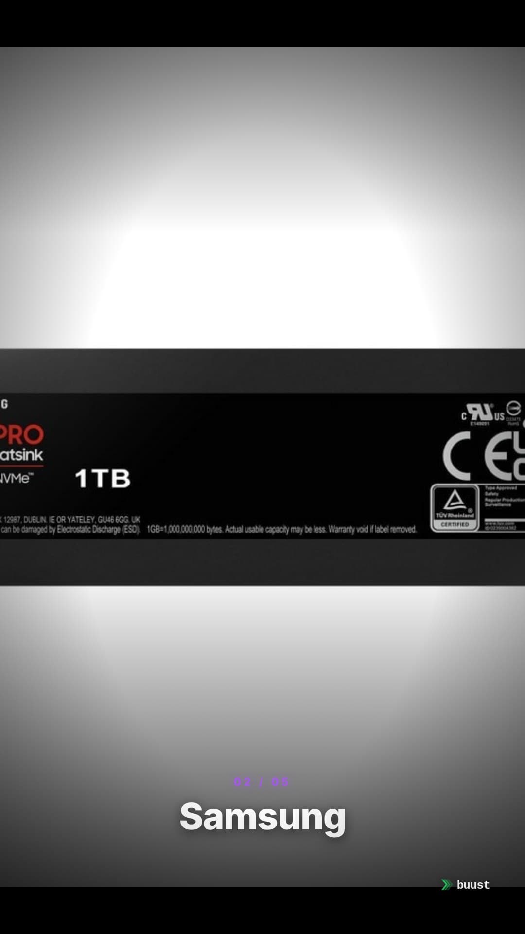 Sales video example for NVMe-SSDs