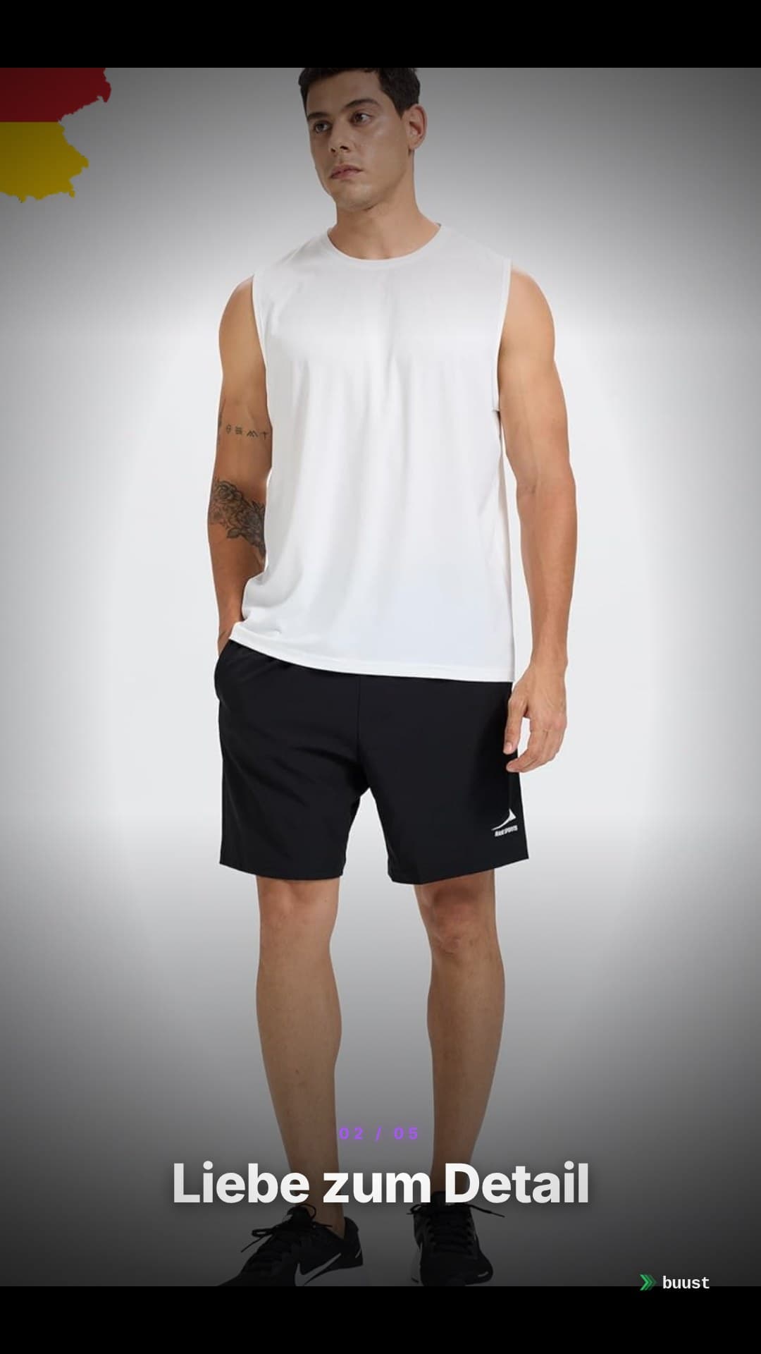 Sales video example for Sportshorts Herren