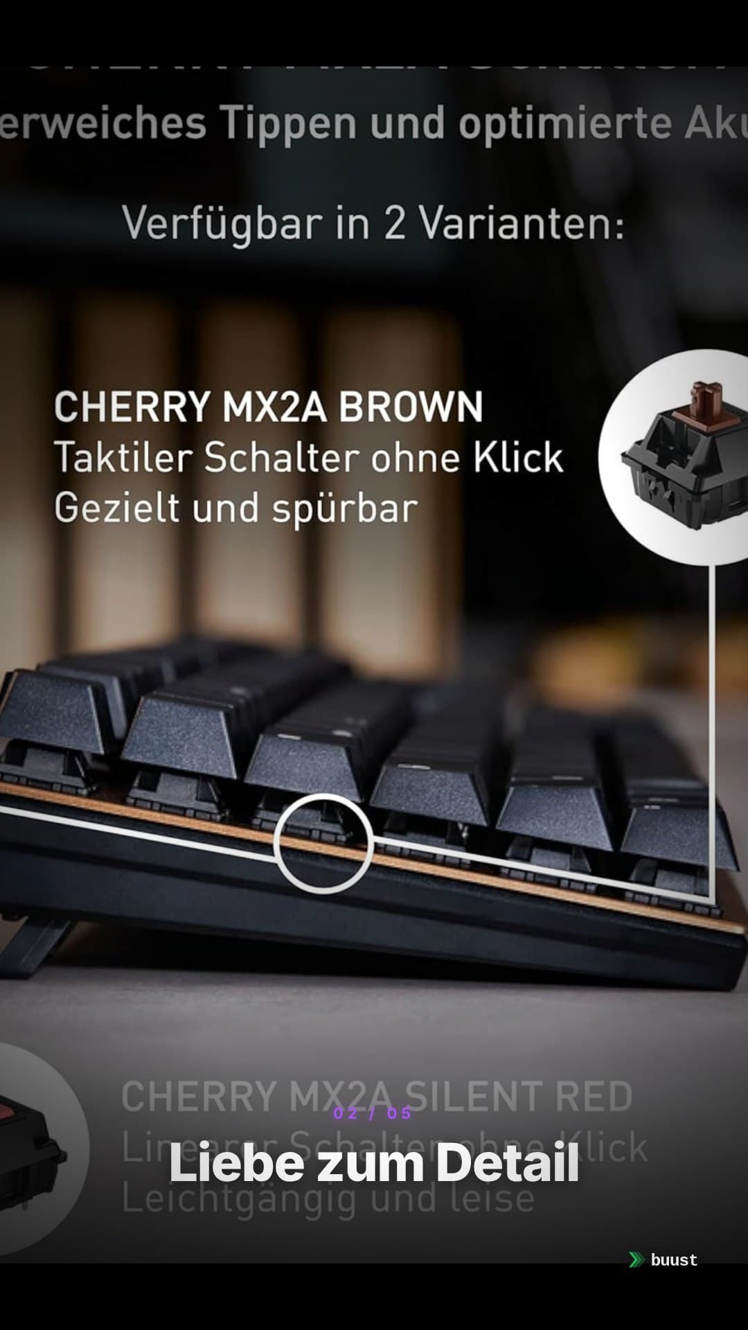 Sales video example for Mechanische Tastaturen