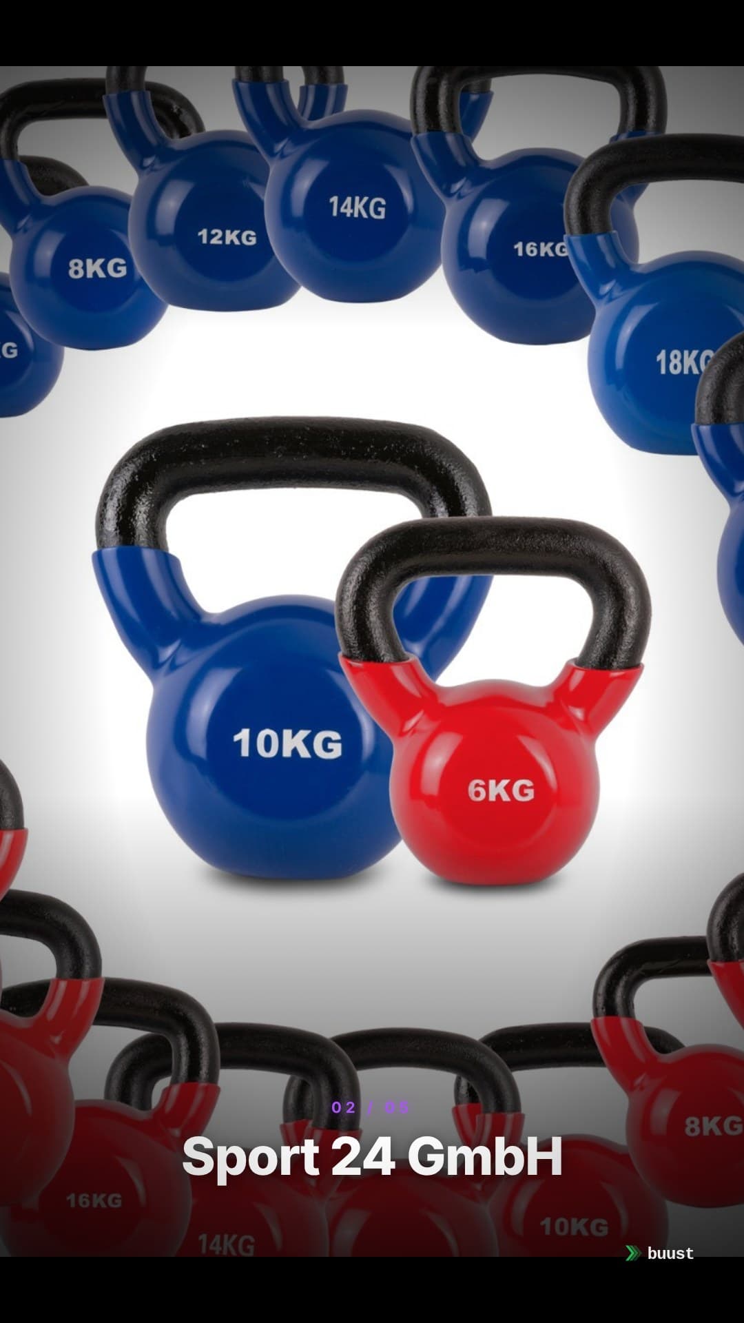 Sales video example for Kettlebells