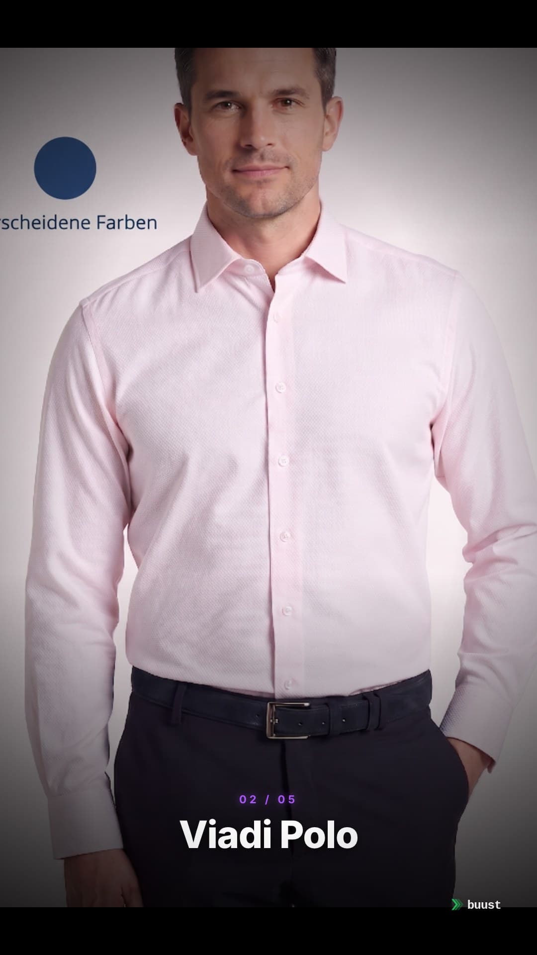 Sales video example for Business-Hemden