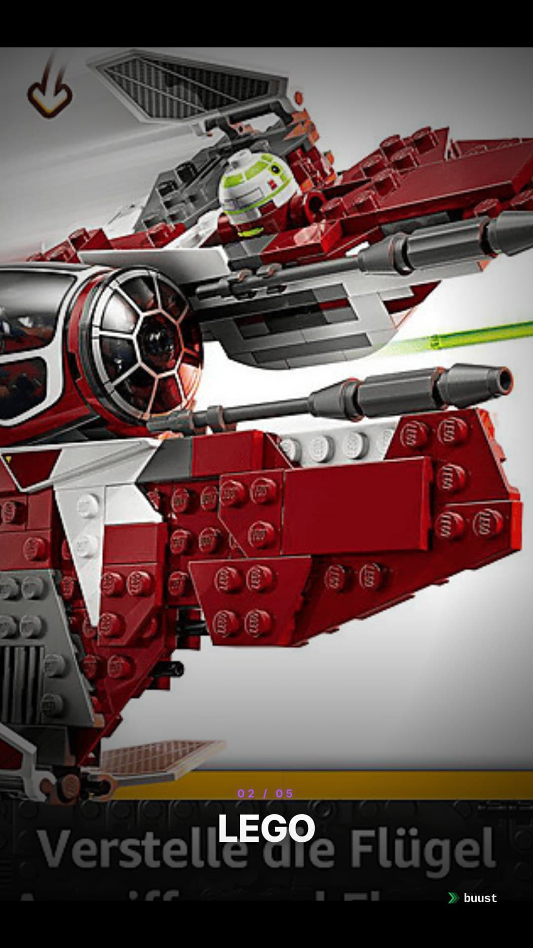 Verkaufsvideo-Beispiel für LEGO-Sets