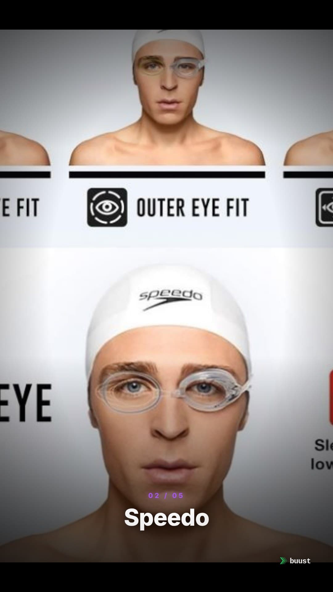 Sales video example for Schwimmbrillen