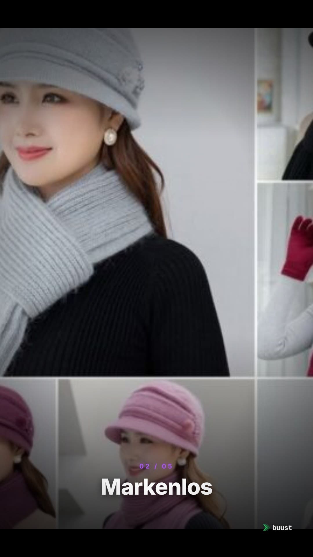 Sales video example for Beanie-Mützen