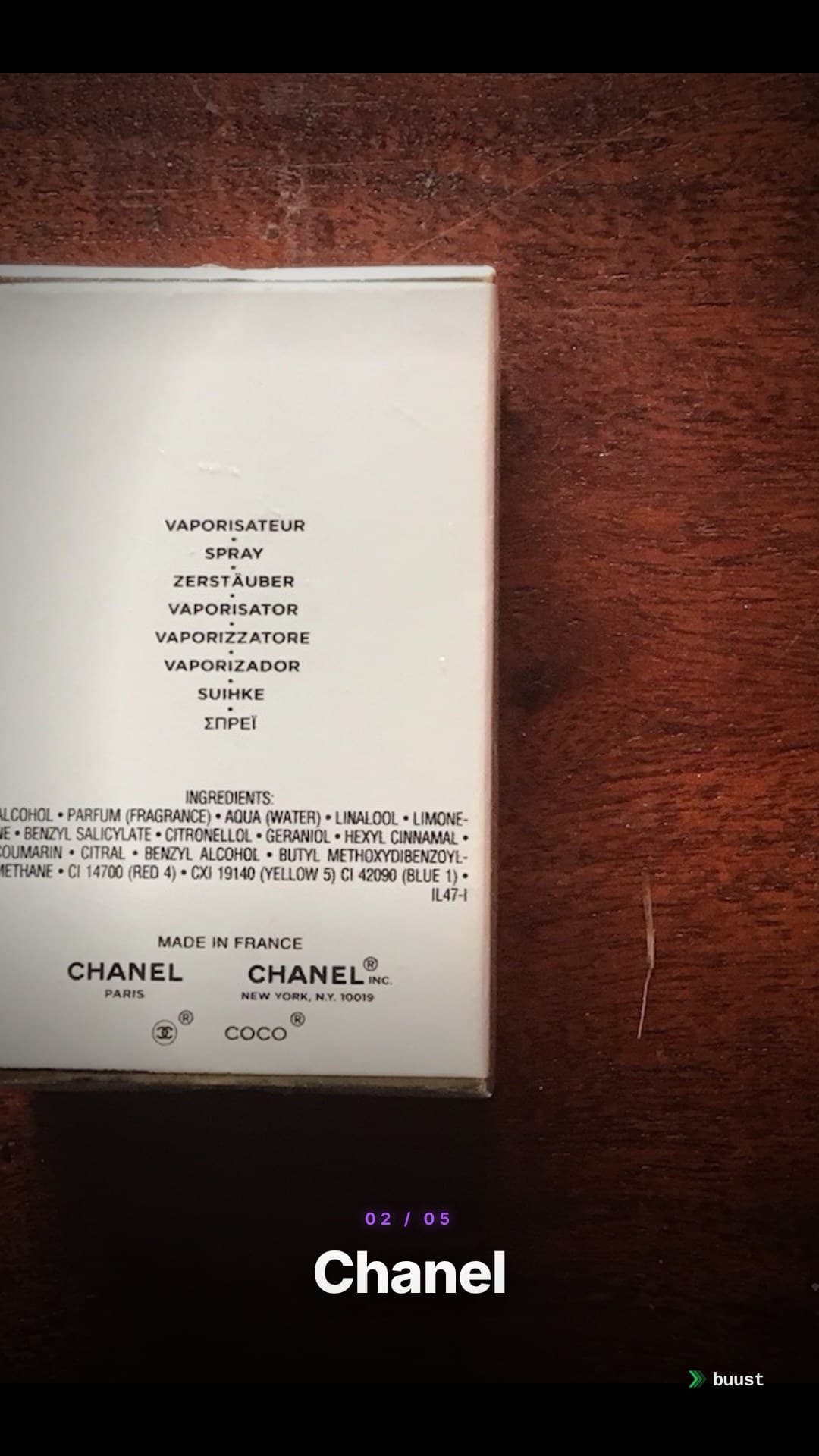 Sales video example for Parfum