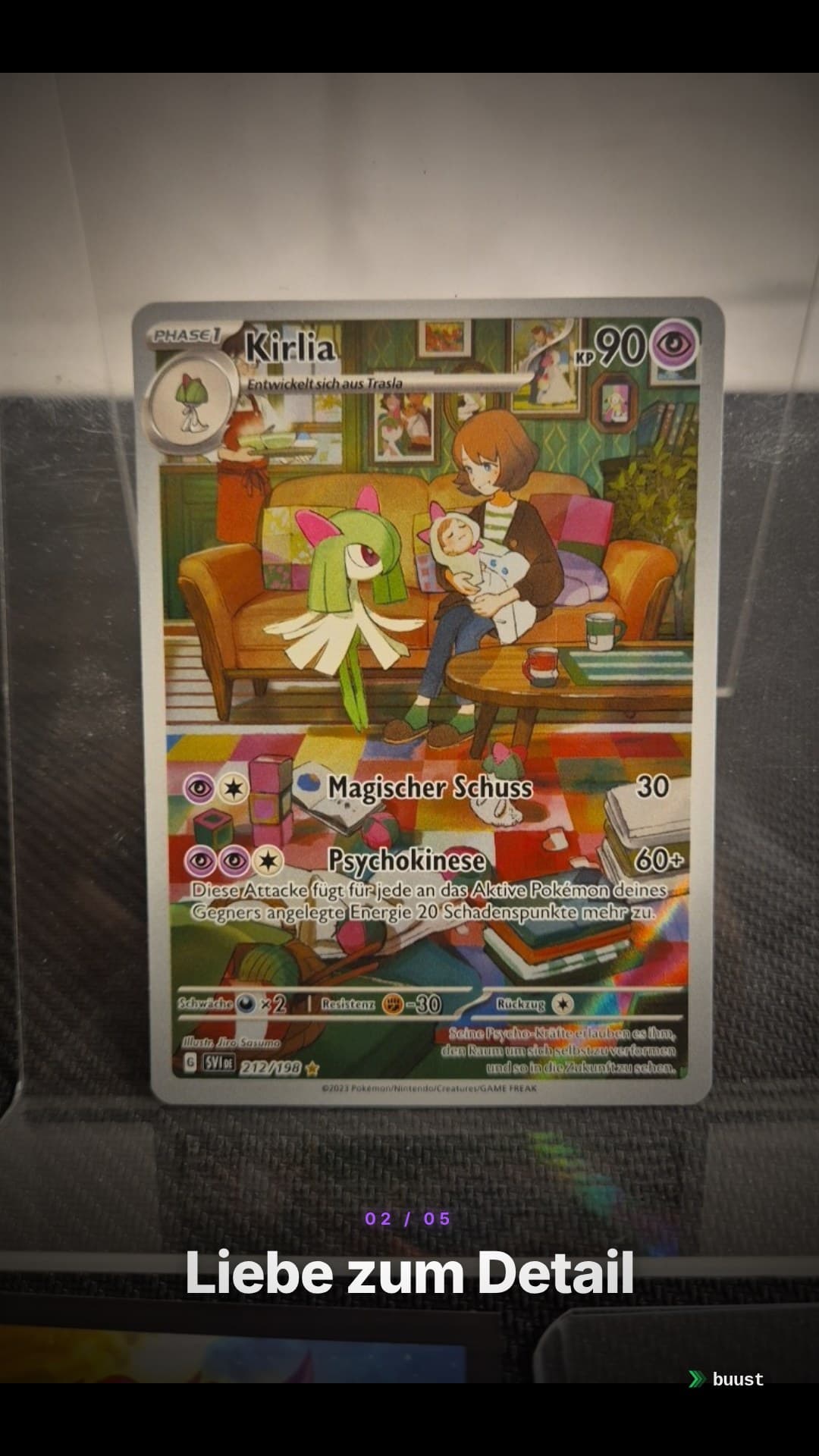 Verkaufsvideo-Beispiel für Pokémon-Karten