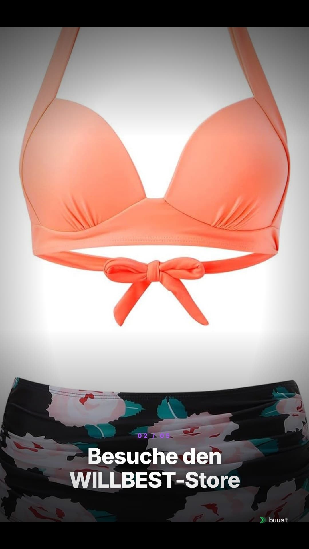 Sales video example for Bikinis