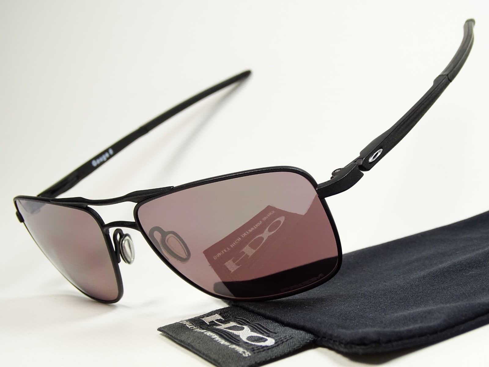Oakley Gauge 6 Ti Titanium Sonnenbrille Deviation Whisker Inmate Square Wire Why