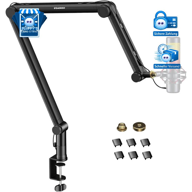 Mikrofonständer Arm für HyperX QuadCast, Elgato Wave, Shure SM7B, Blue Yeti