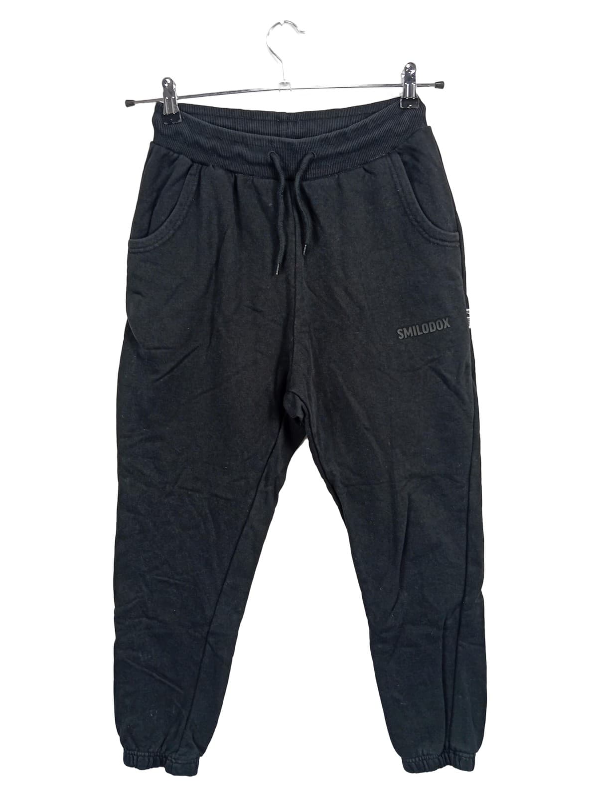 Smilodox Damen Anzughose schwarz sportlich Baumwolle (IT 42, EU 38, INT M)