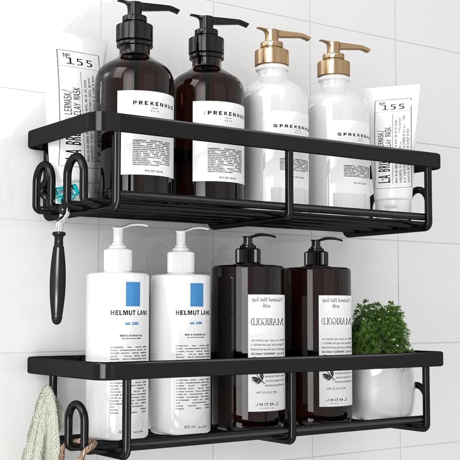 Wandmontierter Duschorganizer, Modernes Design, Vielseitige Nutzung