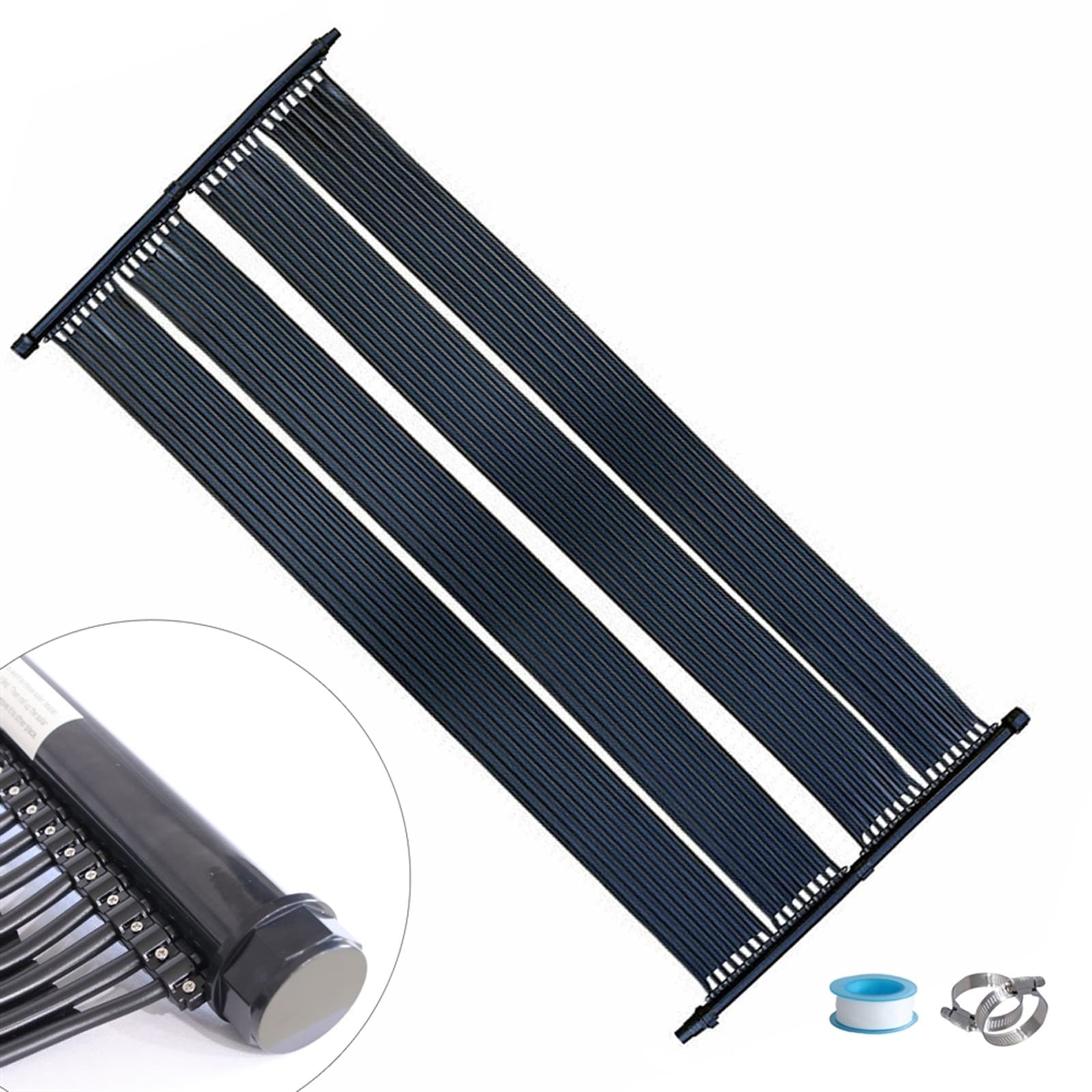 Solarpanel Solarkollektor Poolheizung Solarheizung 605x80CM Wärmeplane für Pool