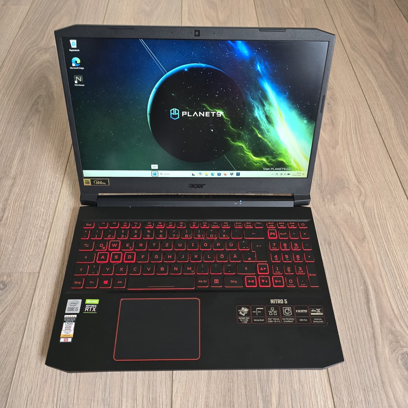 ⚡️Acer Nitro 5 | 15,6" FHD 144Hz | i5-10300H | RTX 3050 | 16 GB RAM | 512 GB S