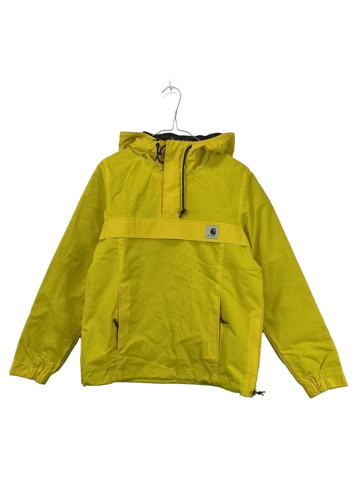 Carhartt WIP Anorak Windbreaker Jacke Damen Gelb Gr. 34 XS Kapuze Outdoor