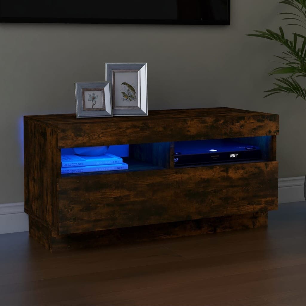 TV-Schrank mit LED-Leuchten TV Möbel Tisch Board Sideboard Fernsehschrank Neu