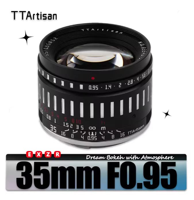 TTArtisan 35 mm F0,95 APS-C spiegellose Kameras Objektiv für Sony E Mount