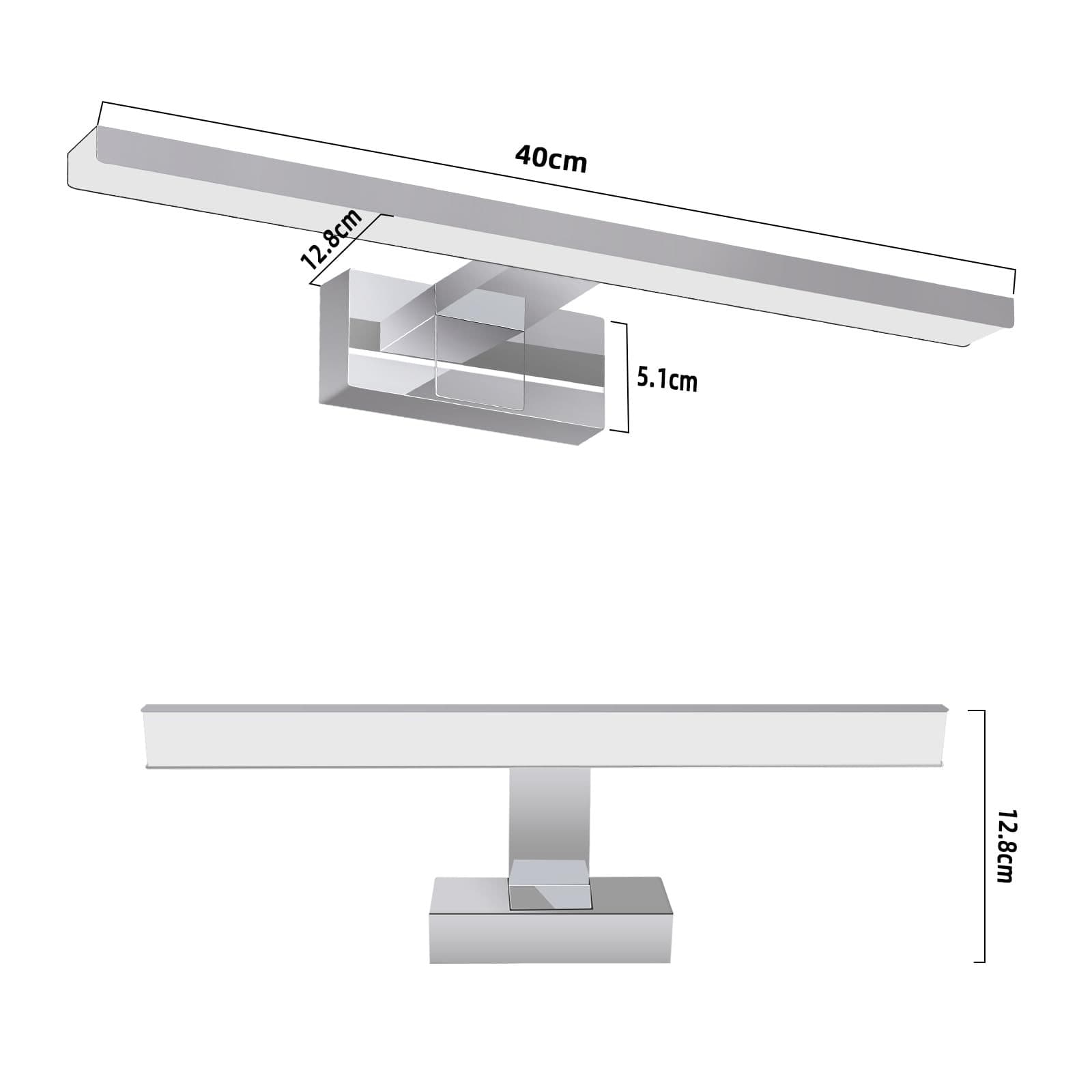 8W/12W LED Badezimmer Alu 4000K Wand-Leuchte Für Badezimmer Spiegelschrank