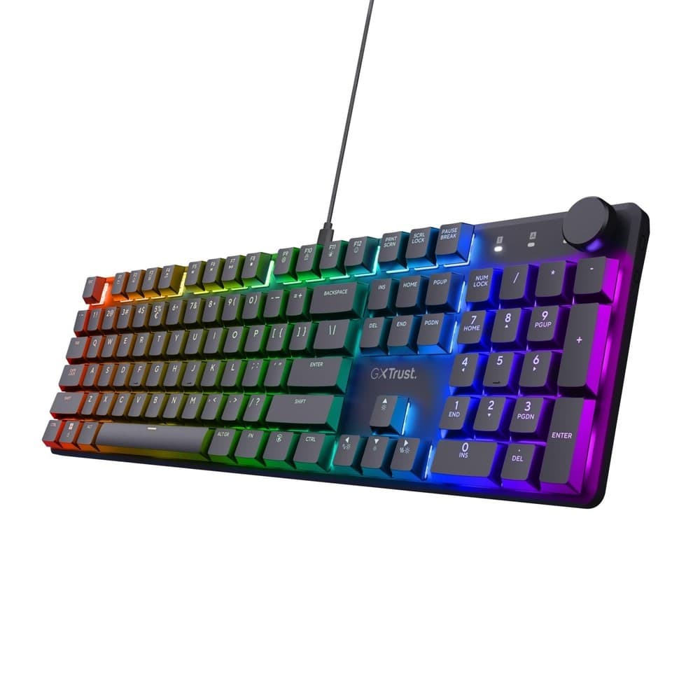Trust GXT 866 Torix mechanische Gaming-Tastatur, Schwarz (24911) #1907286