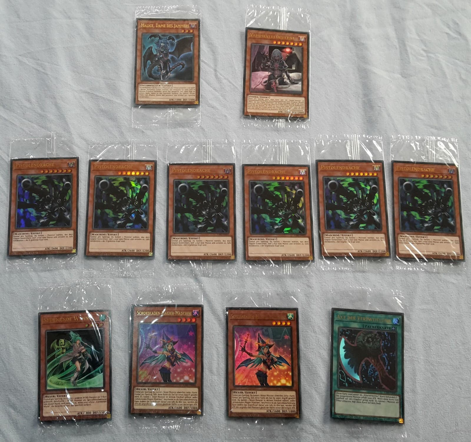 12er Set Yu-Gi-Oh! Lost Art Karten Set Sammlung Konvolut LART-DE ETCO-DESP1 OVP
