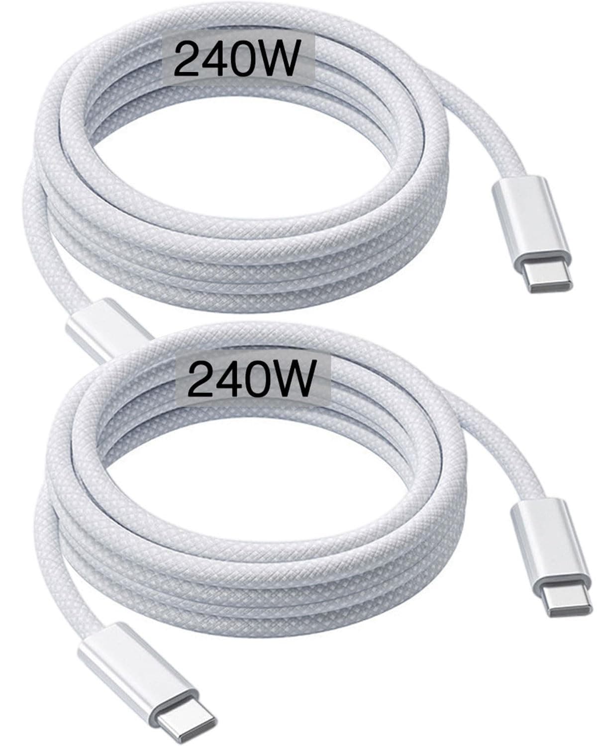 USB C Kabel 240W 2m 2 Stück Schnellladekabel für MacBook Pro